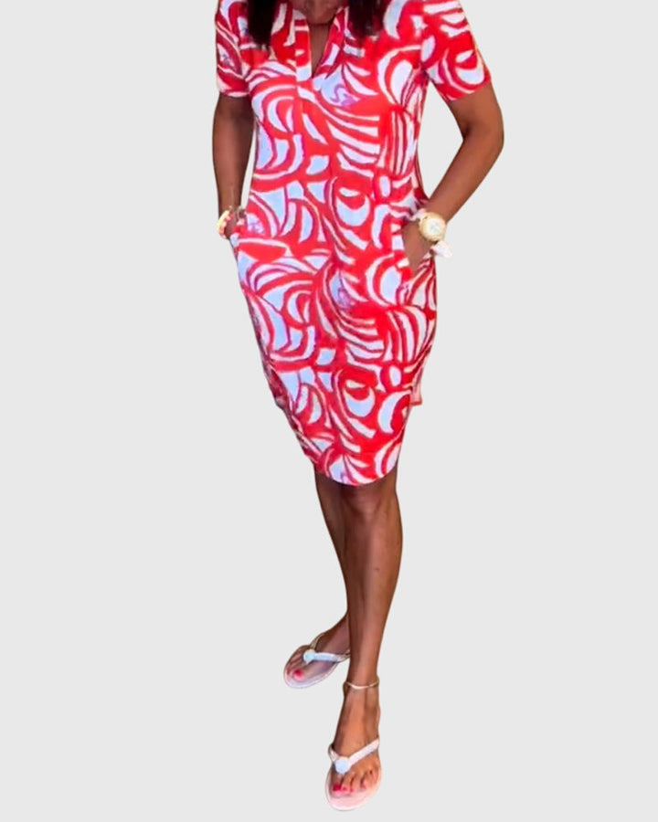 Maya | Flattering Avenue Walk Dress