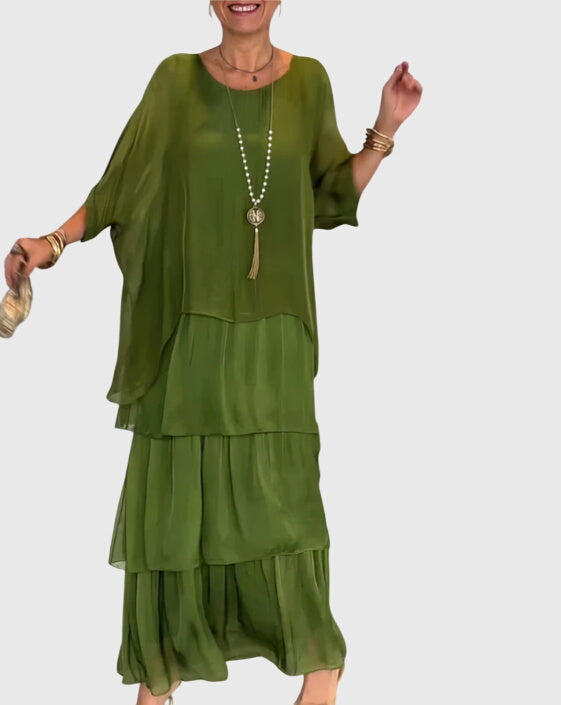 Maya | Long and Flowing Elegant Dress