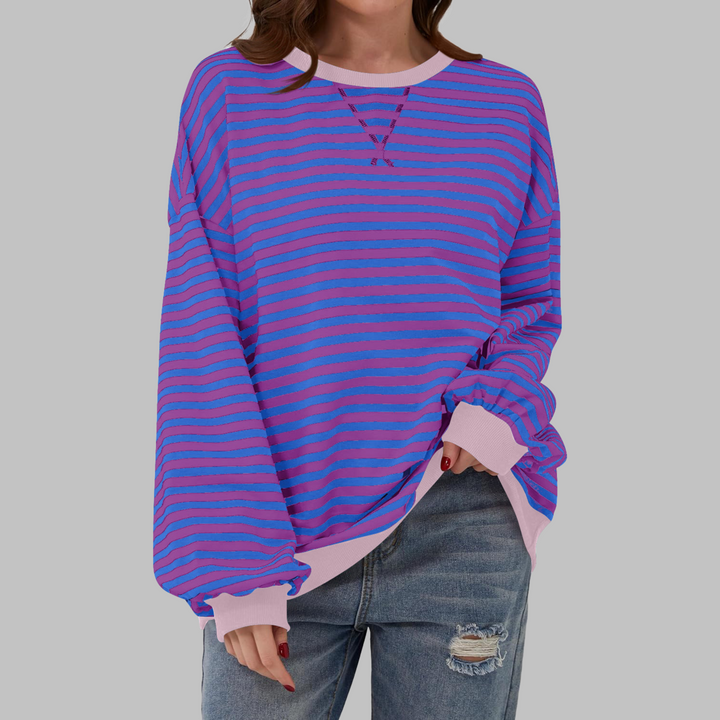 LUKA™ | Soft Striped Long Sleeve Top