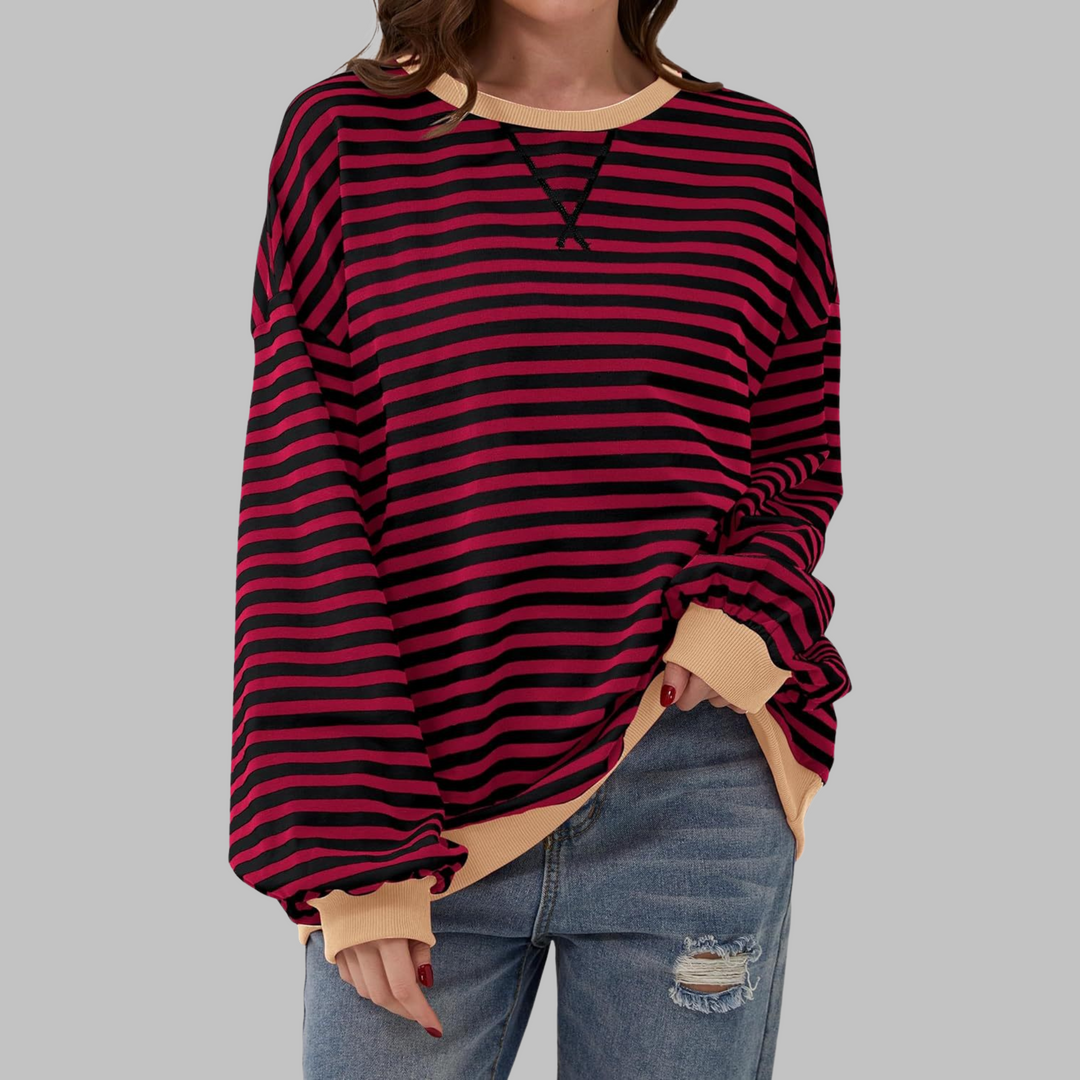 LUKA™ | Soft Striped Long Sleeve Top