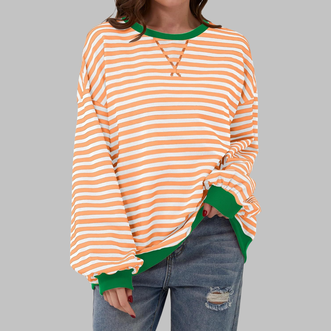 LUKA™ | Soft Striped Long Sleeve Top