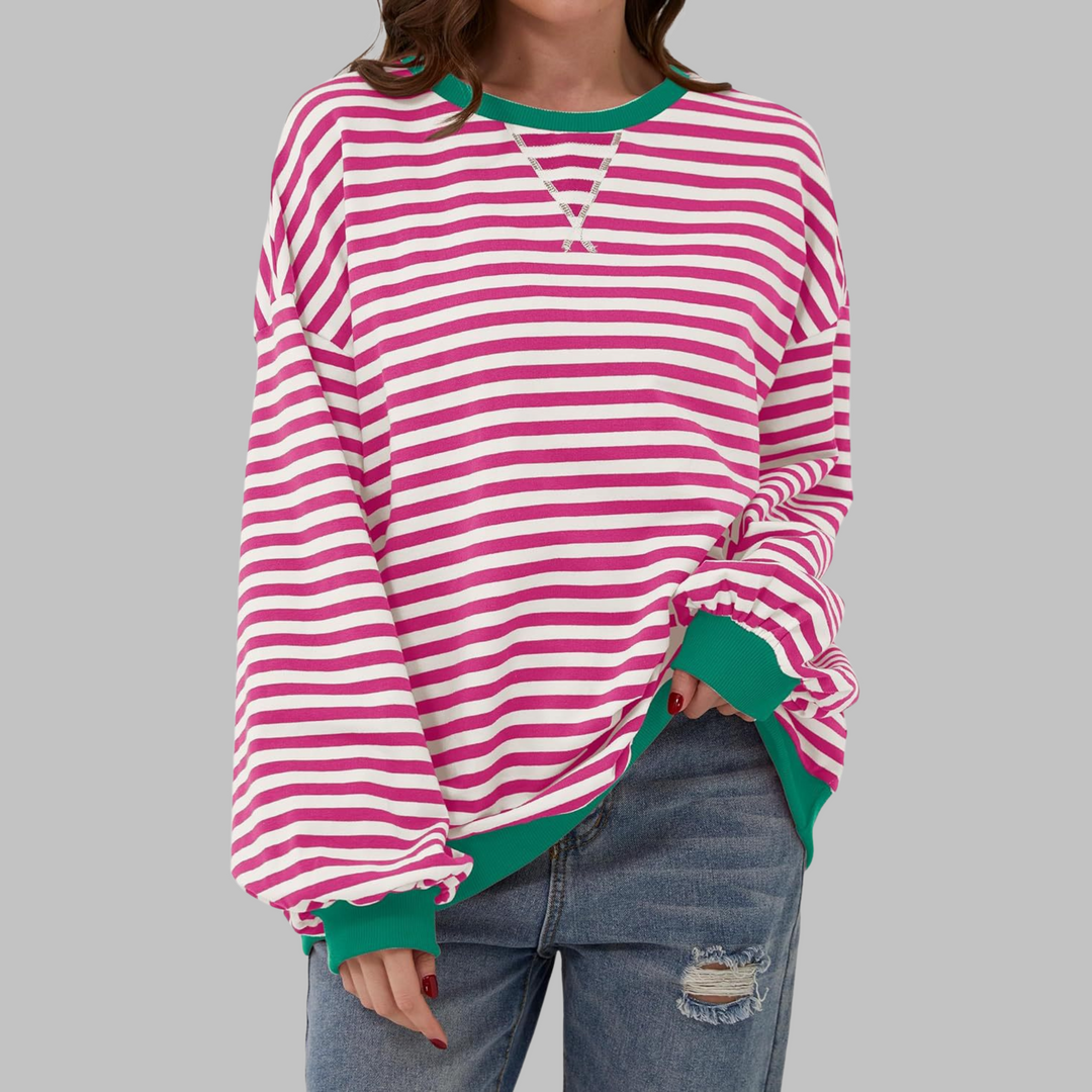LUKA™ | Soft Striped Long Sleeve Top