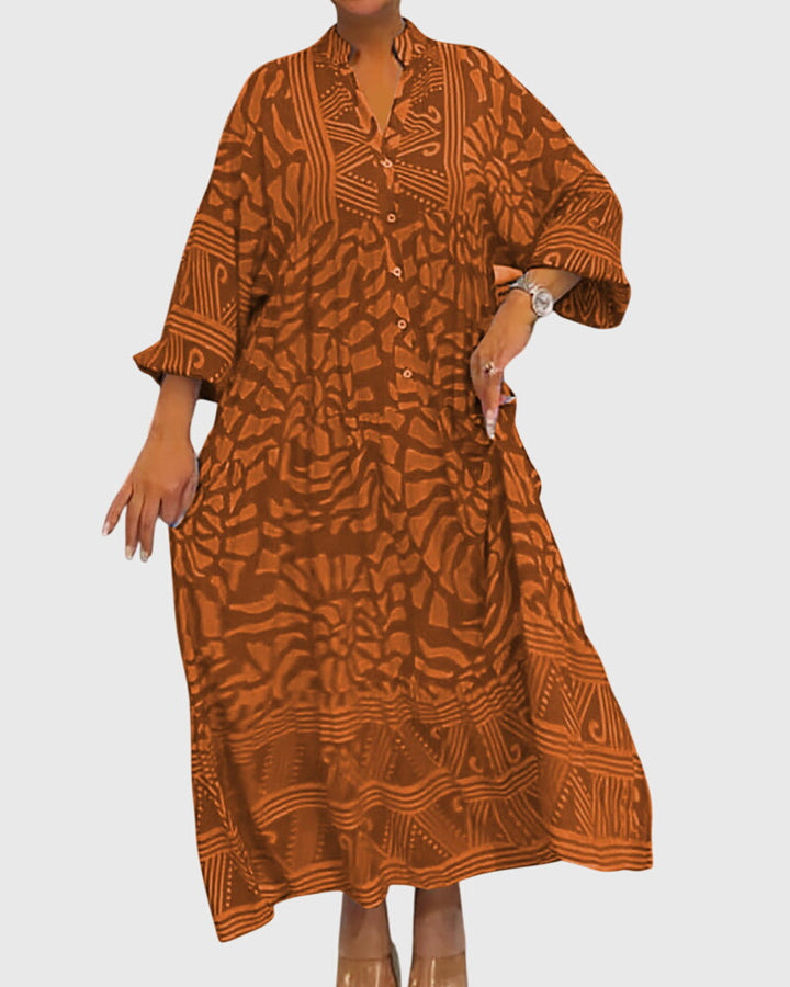 Maya | Maxi Dress With Elegant Print
