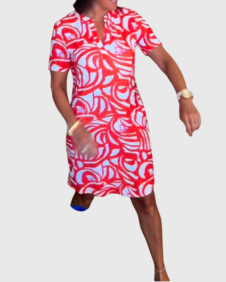 Maya | Flattering Avenue Walk Dress