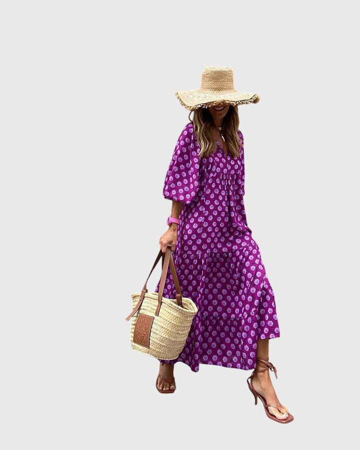 Maya | Boho Maxi Dress