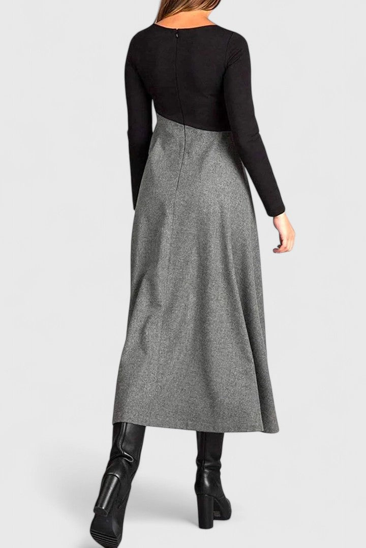 Jill | Elegant Long Sleeve Maxi Dress