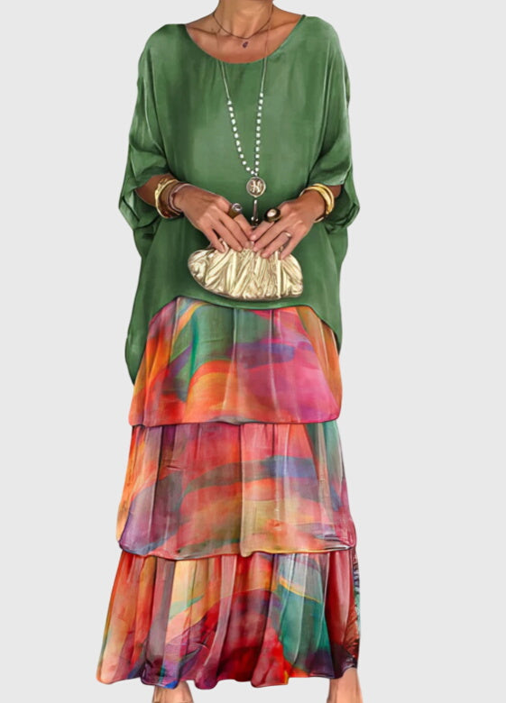 Maya | Long and Flowing Elegant Dress