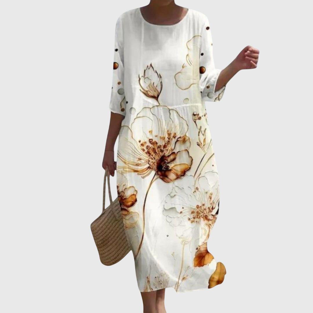 Clara | Stylish Floral Maxi Dress