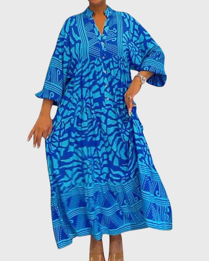 Maya | Maxi Dress With Elegant Print
