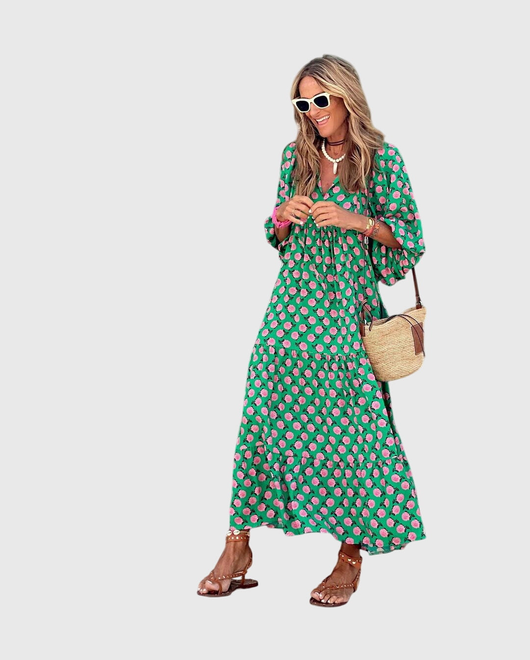 Maya | Boho Maxi Dress
