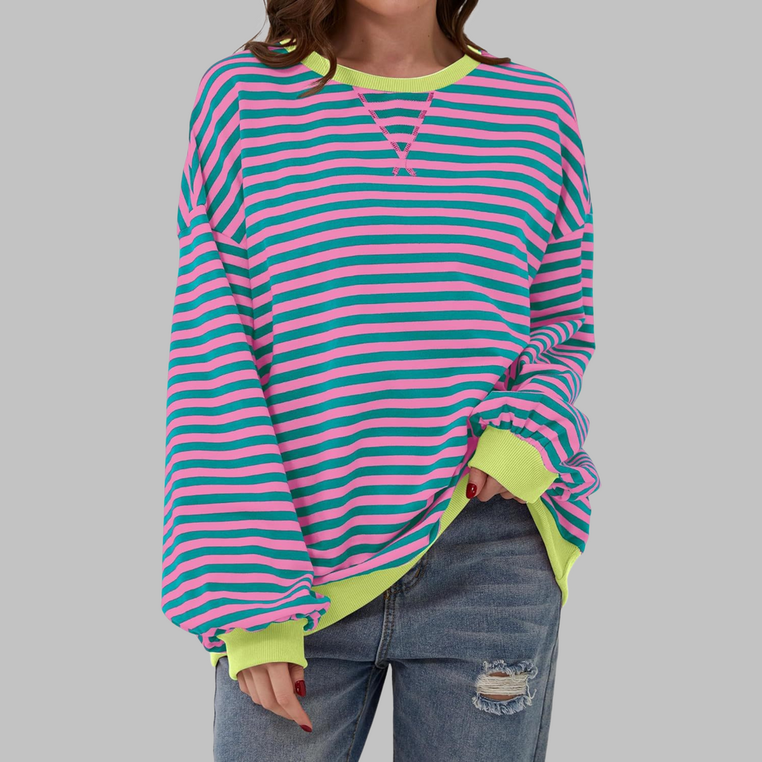 LUKA™ | Soft Striped Long Sleeve Top