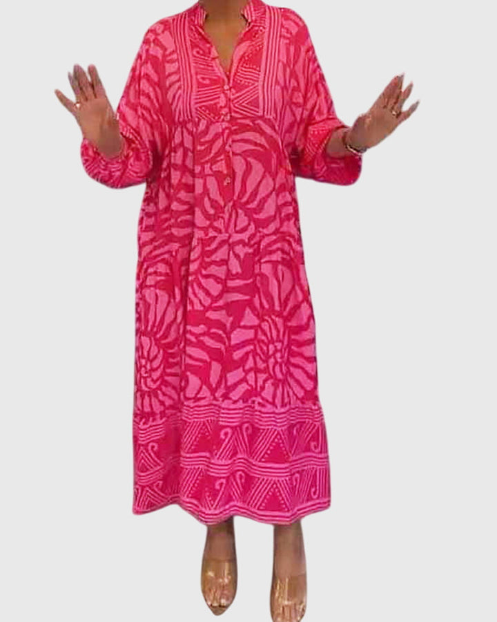 Maya | Maxi Dress With Elegant Print