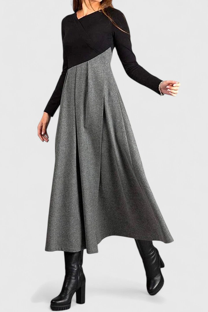 Jill | Elegant Long Sleeve Maxi Dress