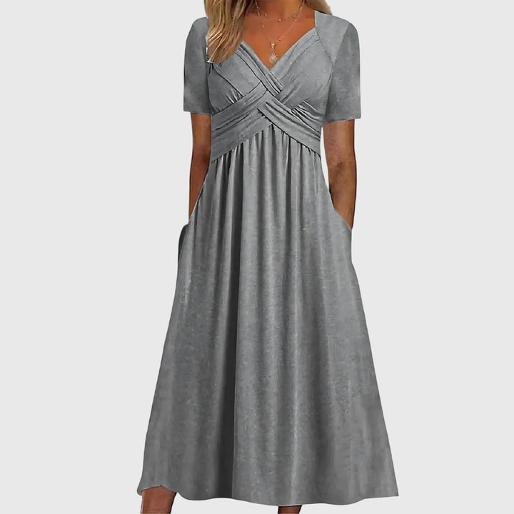 Jill | Midi Dress with Tummy Control.