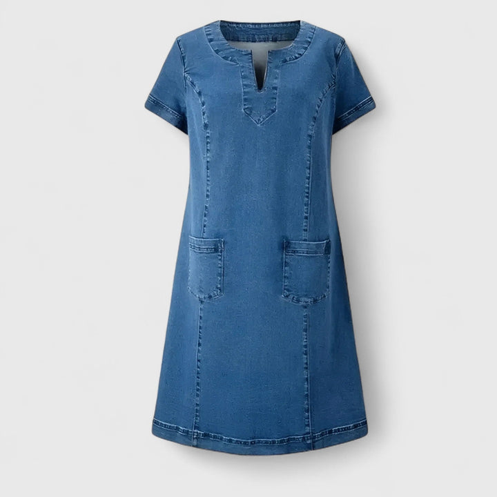 Jill | Elegant Denim Dress