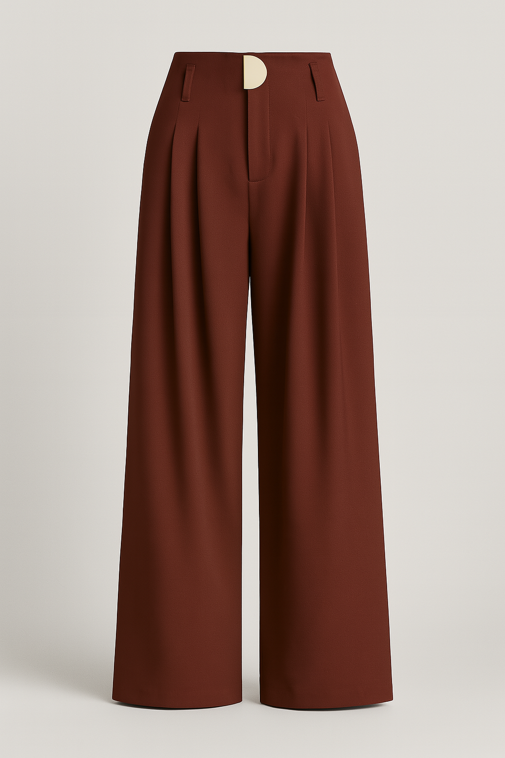 Women’s High-Waisted Wide-Leg Trousers – Elegant Pleated Design for Smart and Modern Styling