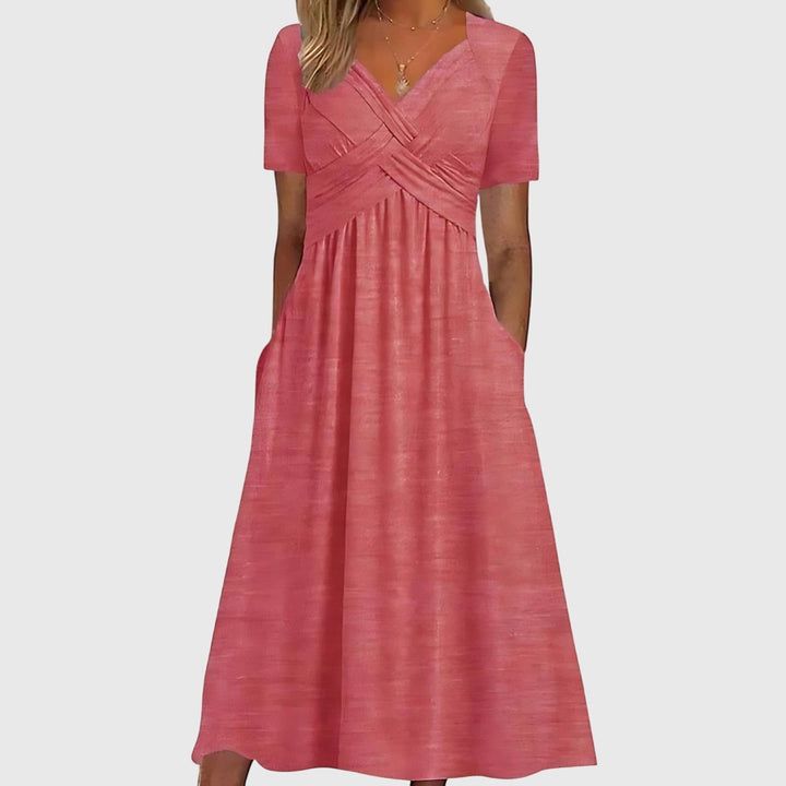 Jill | Midi Dress with Tummy Control.