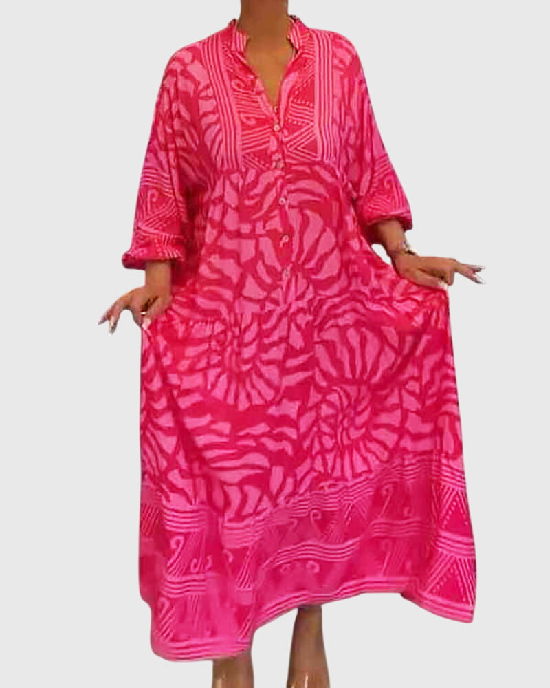 Maya | Maxi Dress With Elegant Print