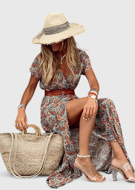 Mandy | Stylish Boho Maxi Dress