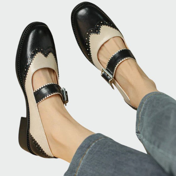 Olivia™ | Elegant Leather Mary Jane Shoes