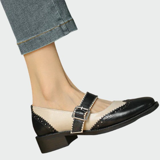 Olivia™ | Elegant Leather Mary Jane Shoes