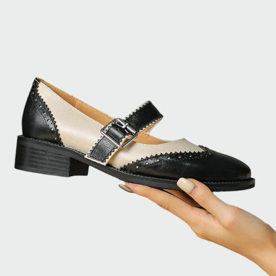 Olivia™ | Elegant Leather Mary Jane Shoes