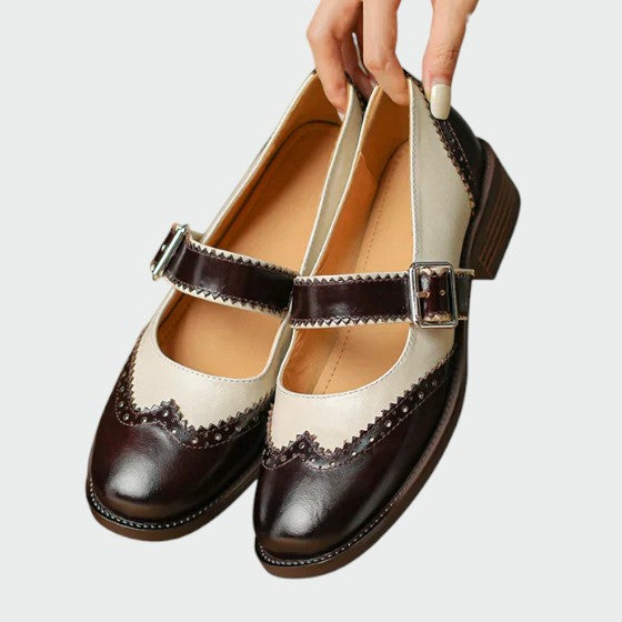 Olivia™ | Elegant Leather Mary Jane Shoes