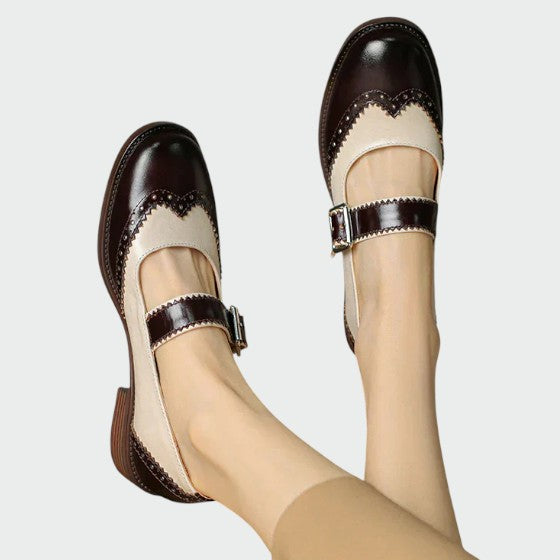 Olivia™ | Elegant Leather Mary Jane Shoes