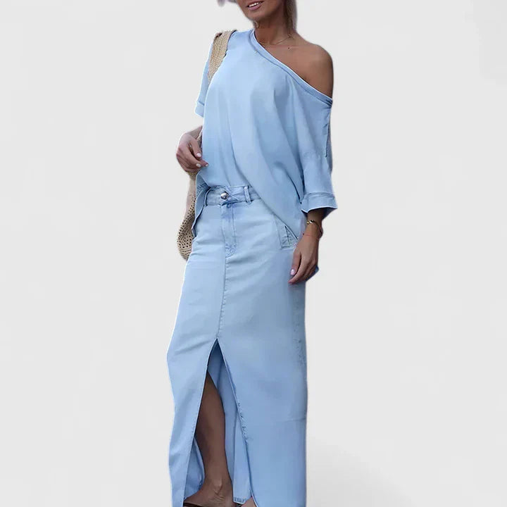 Jill | Elegant Maxi Skirt Set
